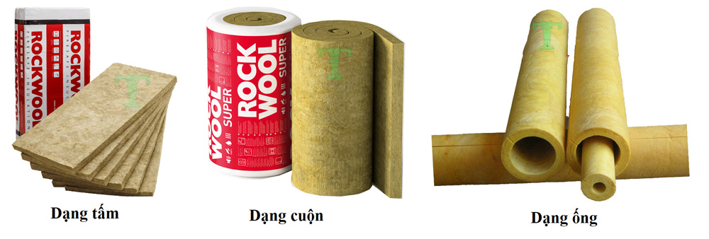Bông Khoáng, Tấm Rockwool Cách Âm Cách Nhiệt Chống Cháy