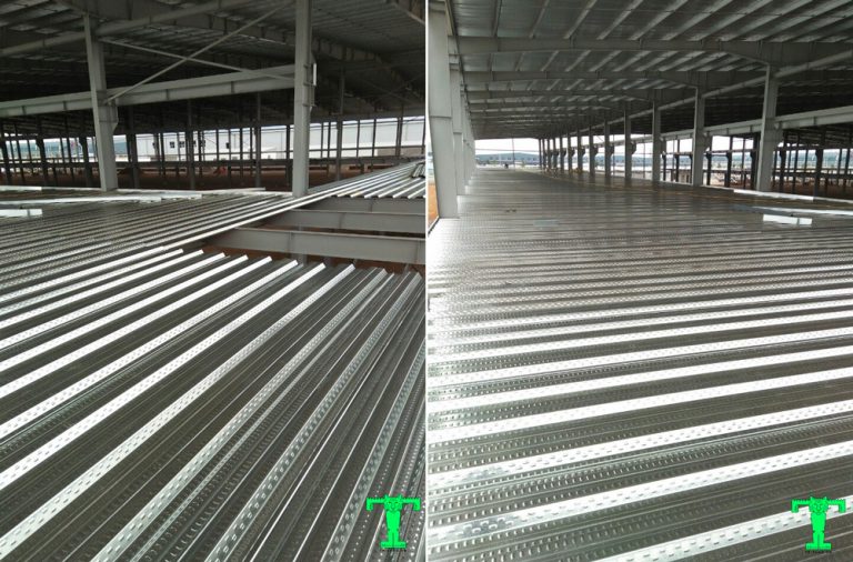 Tôn sàn deck, Sàn Liên Hợp, Sàn Kim Loại, Sàn Nhẹ