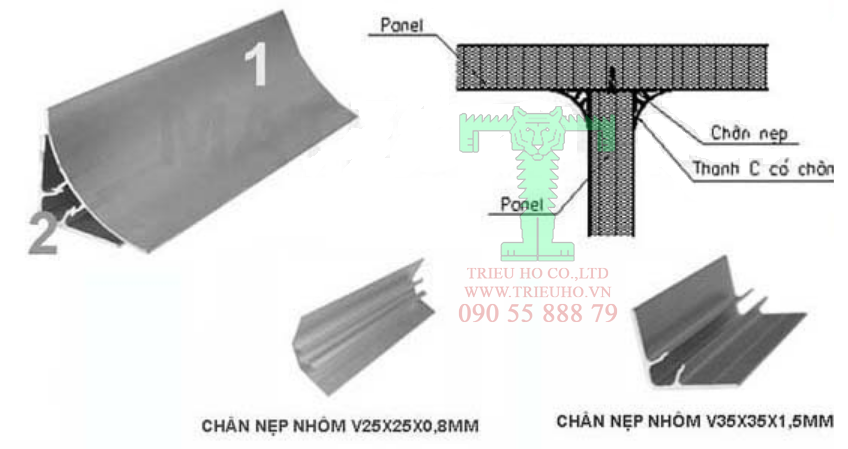 Thanh bào C có chân lắp đặt tấm Panel PU, Panel EPS, Sandwich Panel Thanh bào C có chân