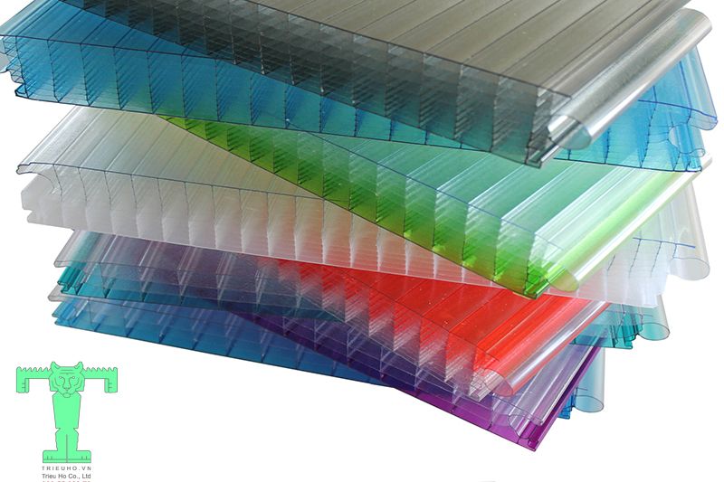 Tấm lấy sáng Polycarbonate rỗng ruột Tấm lấy sáng Polycarbonate rỗng ruột