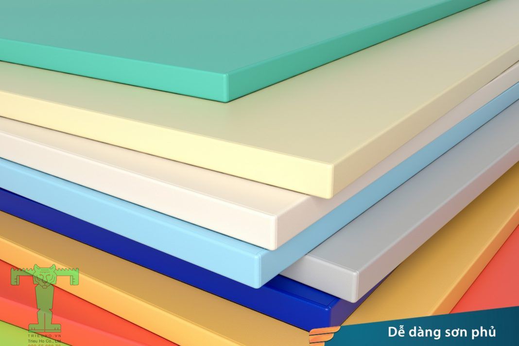 Tấm nhựa PVC dễ dàng thi công sơn phủ