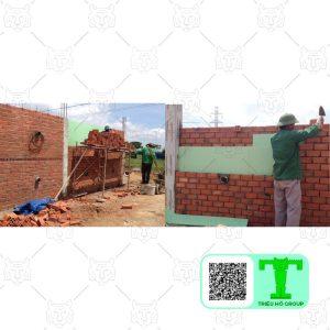 Thi công xốp cách nhiệt bên ngoài tường